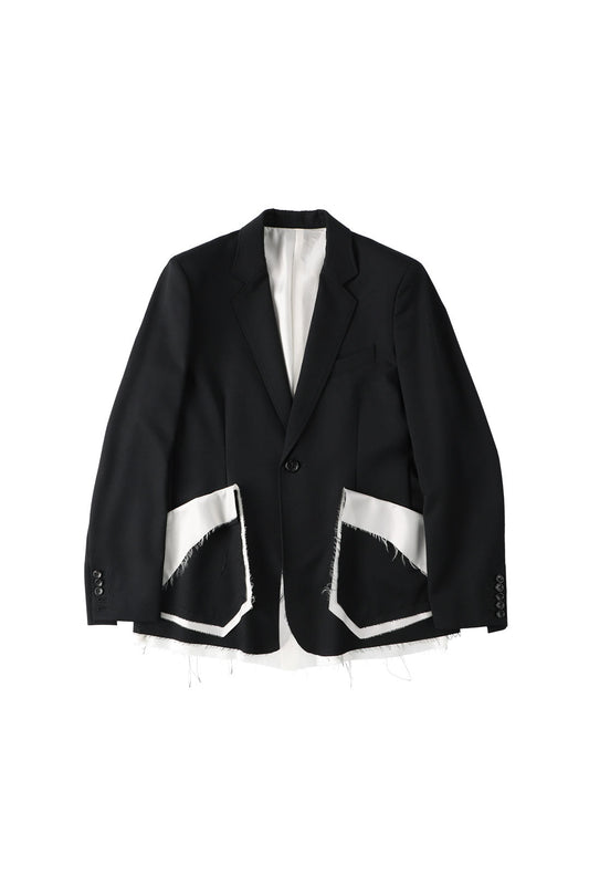 sulvam Classic short jacket BLACK