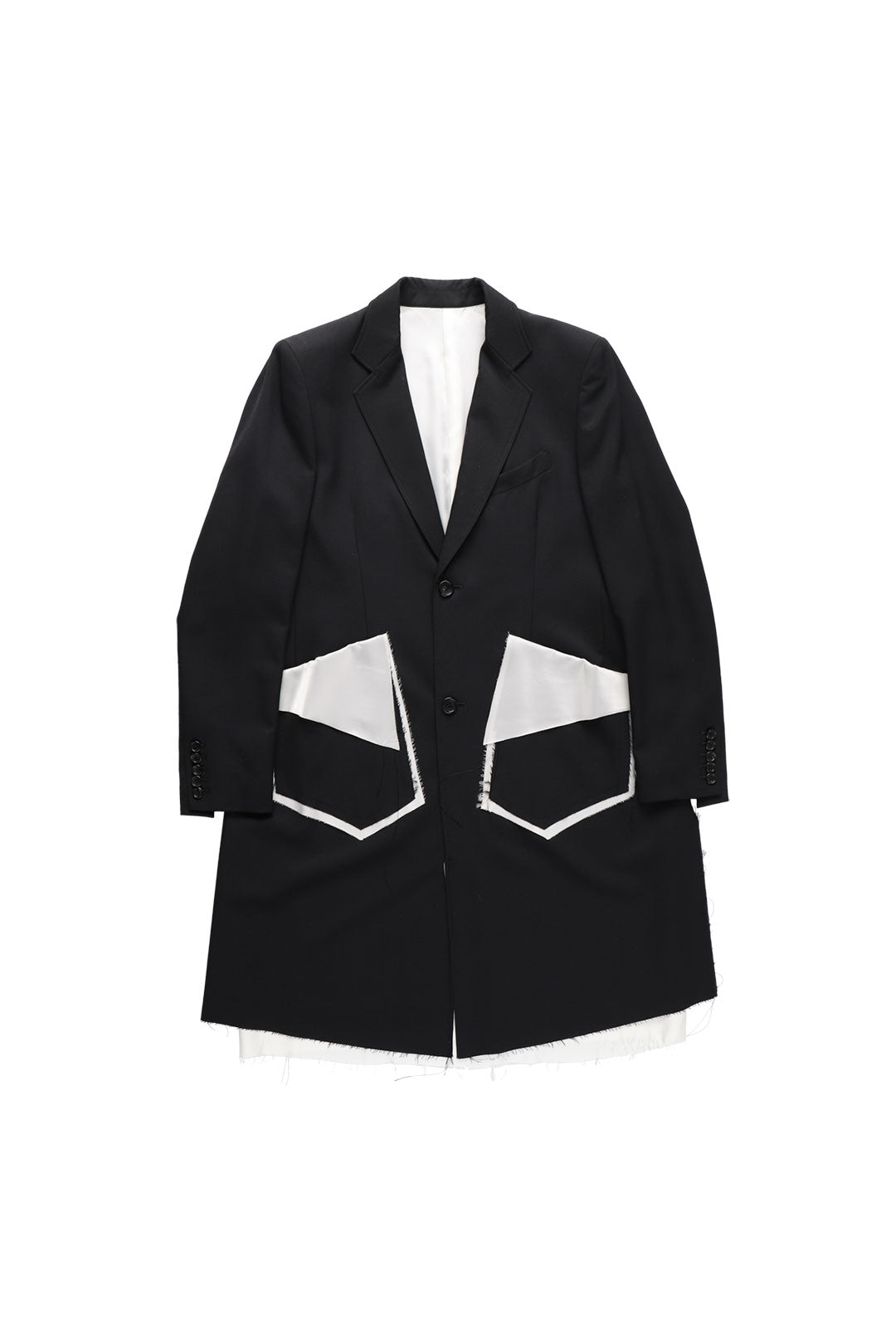sulvam Classic long jacket BLACK