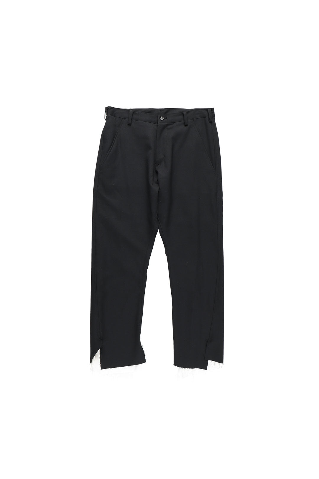 sulvam Classic slim pants BLACK