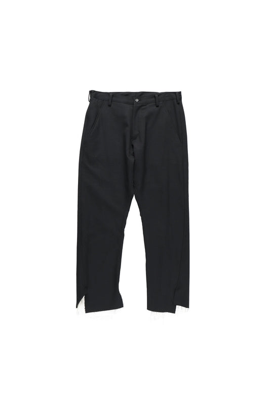 sulvam Classic slim pants BLACK